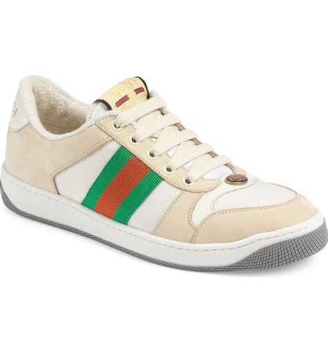 gucci screener low top sneaker